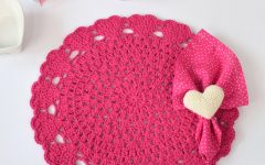 Sousplat Dia Dos Namorados Em Crochê – Material e Receita