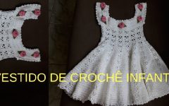 Vestido Infantil Em Crochê – Material e Vídeo