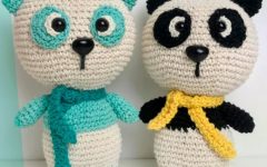 Amigurumi Panda Em Crochê – Material e Vídeo