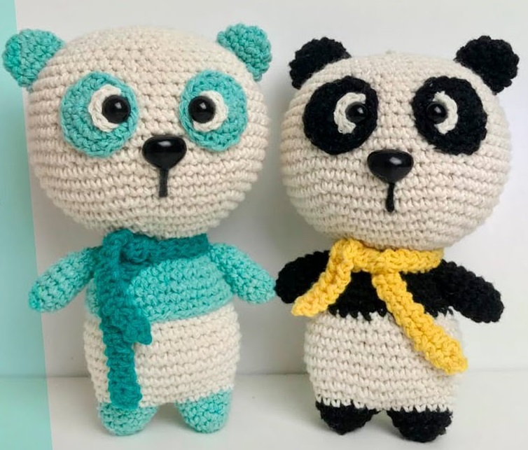 Amigurumi Panda Em Crochê - Material e Vídeo