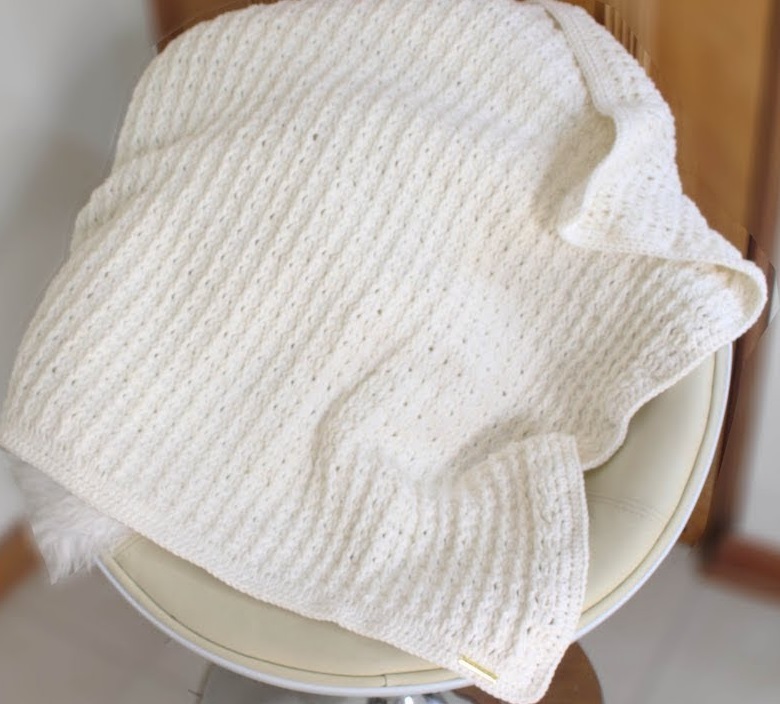 Manta De Bebê Fácil Em Crochê – Material e Vídeo