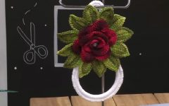 Porta Pano de Prato Flor Em Crochê – Material e Vídeo