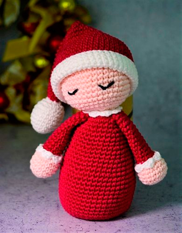 Amigurumi Bebe Noel Em Crochê – Material e Receita