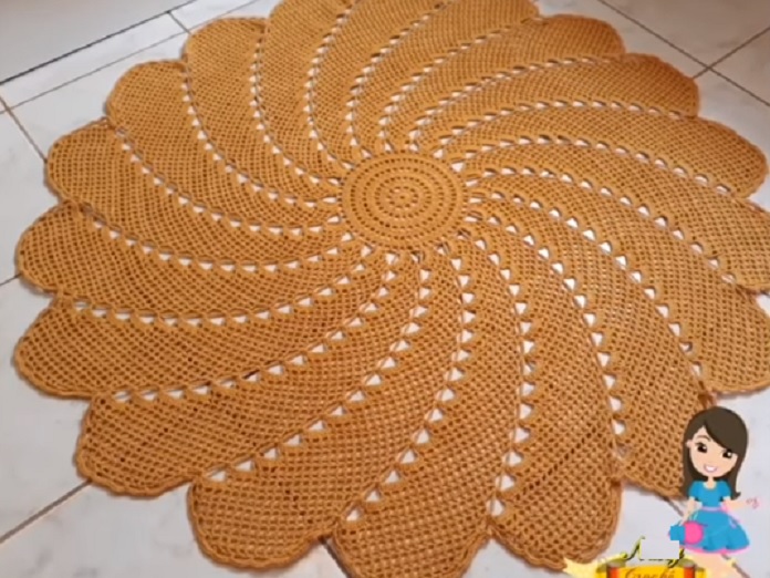 Tapetão Flor Em Crochê – Material e Vídeo