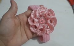 Flor 3D Para Aplicação Em Crochê – Material e Vídeo  