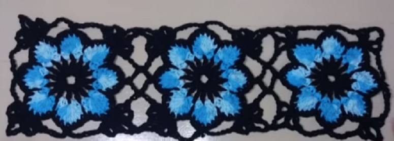 Square Flores Em Crochê – Material e Vídeo  