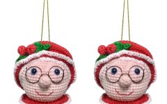 Bola de Mamãe Noel Em Crochê – Material e Receita